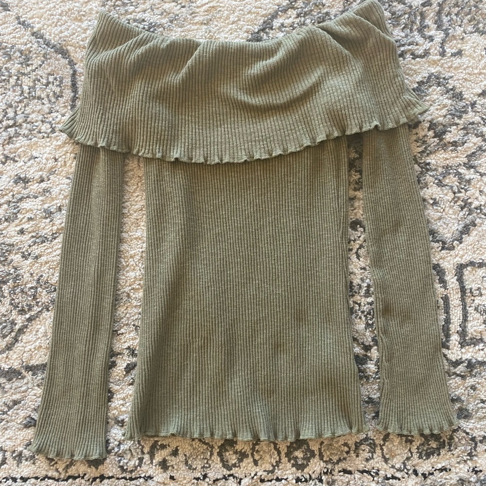 Olive green shirt